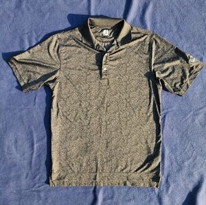 FootJoy FJ Black Patterned Sea 'n Air Men's Golf Polo Shirt Size Small
